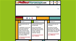 Desktop Screenshot of lemeilleurhoroscope.com