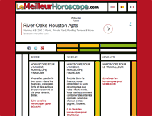 Tablet Screenshot of lemeilleurhoroscope.com